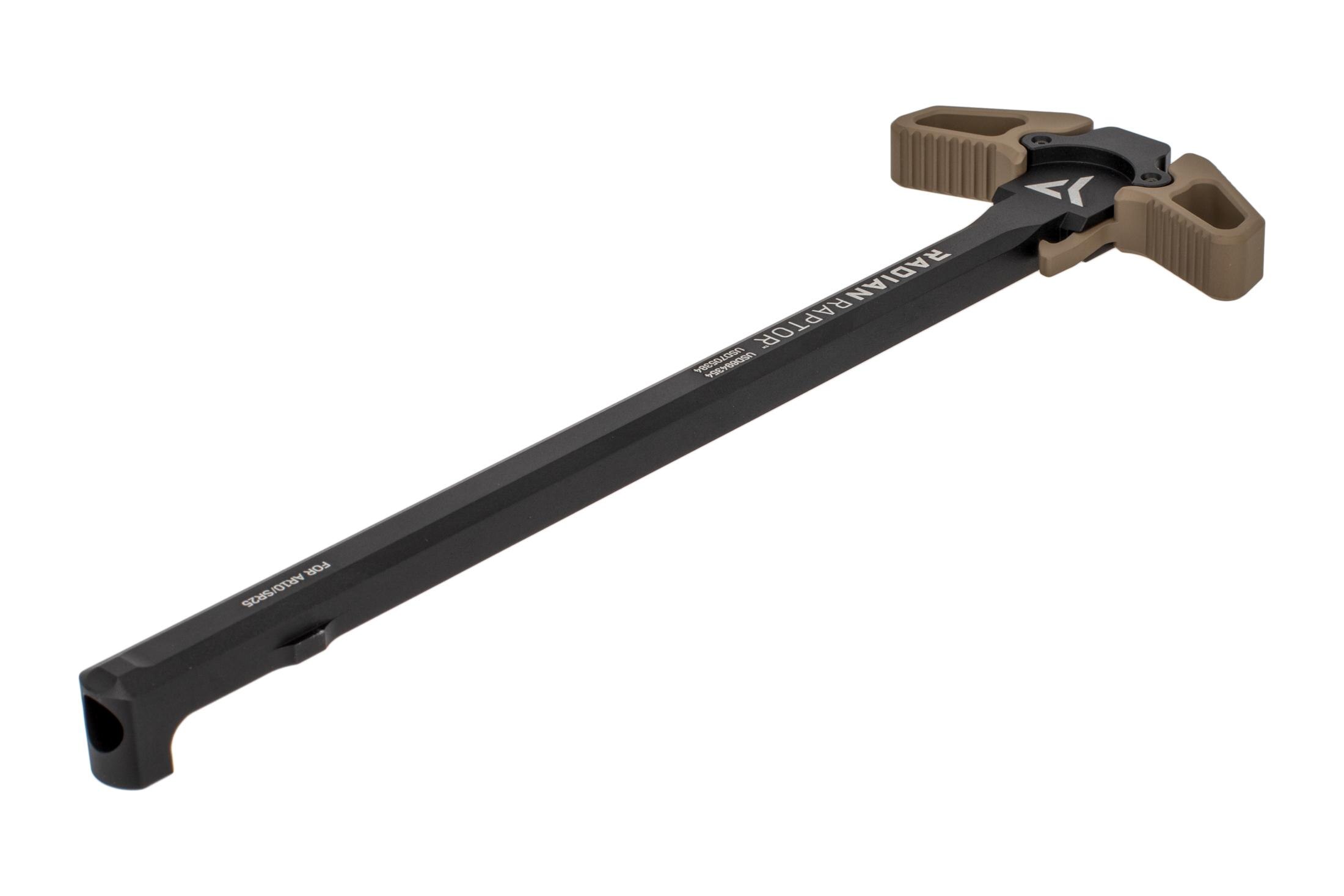 Radian Raptor Ambidextrous AR10/SR25 Charging Handle FDE R0009